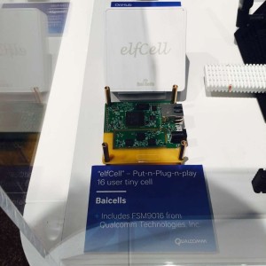 Elf Cell on the Qualcomm booth at MWC16